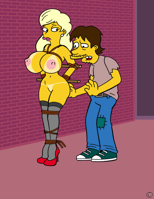 the simpsons marge naked from Hungry like the wolf shrek