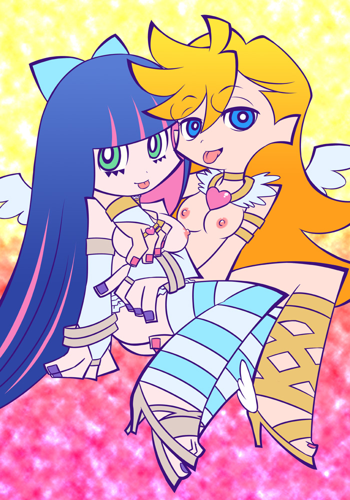 panty and stocking ost juice Sneefee black and blue comic