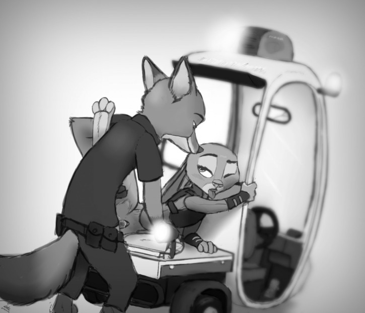 comic zootopia nick and judy Karen from frosty the snowman