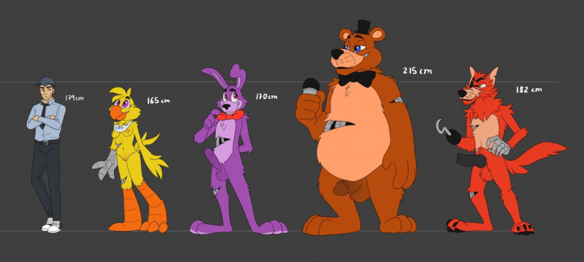 at five foxy nights freddy's chica and Haiyore! nyarlko-san
