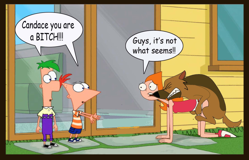 phineas porn parody ferb and Cat ears league of legends